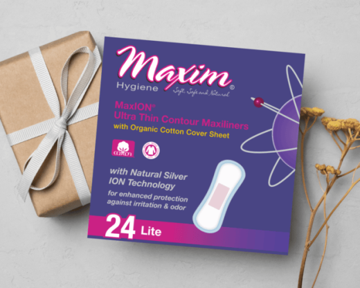 MaxION® Ultra Thin Contour Wrapped Maxiliners, Light, 24 Count