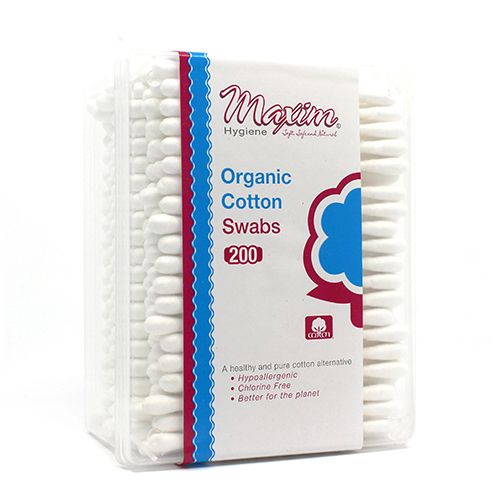 Maxim® 100% Certified Organic Cotton Swabs, 200 Count